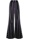 ROUGE MARGAUX STRIPED PALAZZO TROUSERS