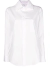 Y'S Y'S DOUBLE COLLAR SHIRT - WHITE