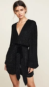 RETROFÉTE GABRIELLE SEQUIN ROBE BLACK,RFETE30009