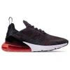 Nike Men's Air Max 270 Casual Sneakers From Finish Line In Black