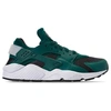 NIKE MEN'S AIR HUARACHE RUN CASUAL SHOES, GREEN,2378986