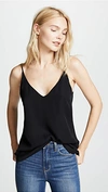 L AGENCE GABRIELLA TANK BLACK,LGENC30785