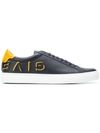 GIVENCHY GIVENCHY INVERTED LOGO LOW trainers - BLUE