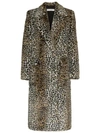 PHILOSOPHY DI LORENZO SERAFINI PHILOSOPHY DI LORENZO SERAFINI LEOPARD PRINT COTTON-BLEND COAT - MULTICOLOUR