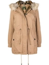 ALESSANDRA CHAMONIX ALESSANDRA CHAMONIX ZIPPED UP PARKA - BROWN