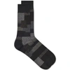 ANONYMOUS ISM Anonymous Ism Patchwork Crew Sock,15030600-8070