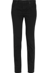 ALEXANDER WANG WOMAN WANG 002 HIGH-RISE STRAIGHT-LEG JEANS BLACK,AU 2526016082738463