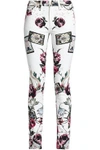 dressing gownRTO CAVALLI WOMAN PRINTED MID-RISE SKINNY JEANS WHITE,AU 1016843419859984
