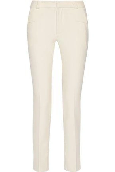 Roland Mouret Woman Crepe Straight-leg Trousers Off-white