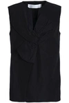 VICTORIA VICTORIA BECKHAM WOMAN KNOTTED KNITTED TOP BLACK,GB 5016545970177187