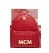 MCM (MCM)RED TRILOGIE STARK BACKPACK IN VISETOS,8809578627563