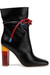 MALONE SOULIERS MALONE SOULIERS WOMAN ROKSANDA DOLLY LEATHER ANKLE BOOTS BLACK,3074457345619117391