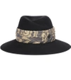 MAISON MICHEL VIRGINIE RABBIT-FELT FEDORA,P00343394