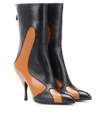 BOTTEGA VENETA LEATHER ANKLE BOOTS,P00343494