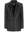 ALEXA CHUNG FLORAL JACQUARD BLAZER,P00344583