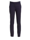THEORY Slim-Fit Pintuck Ankle-Length Pants