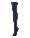 Natori Cashmere-blend Rib-knit Sweater Tights In Black