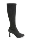 Aquatalia Rhumba Ii Stretch Suede Knee Boots In Anthracite