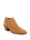 TOD'S Tex Suede Short Ankle Boots