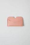 ACNE STUDIOS Compact card holder powder pink