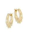 TEMPLE ST CLAIR Classic Gold 18K Yellow Gold Dangle Hoop Earrings