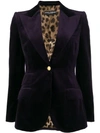 DOLCE & GABBANA PEAKED LAPEL BLAZER