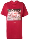 IH NOM UH NIT IH NOM UH NIT FLAMINGO PRINTED T-SHIRT - RED