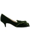 N°21 Nº21 KNOTTED PUMPS - GREEN