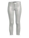 J BRAND 835 Iridescent Mid-Rise Ankle Skinny Jeans