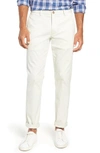 Vineyard Vines Breaker Flat Front Straight Leg Stretch Cotton Pants In Stone