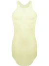 RICK OWENS RICK OWENS RIBBED TANK TOP - GREEN