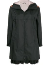 PINKO hooded raincoat