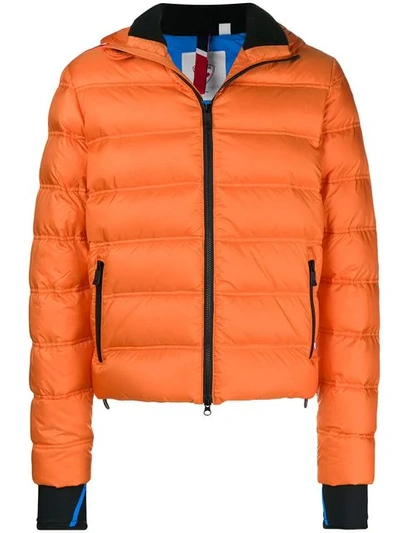 Rossignol Hooded Puffer Jacket In Orange