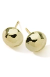 Ippolita 18kt Yellow Gold Classico Small Hammered Ball Stud Earrings