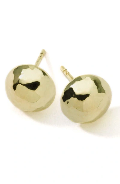 Ippolita 18kt Yellow Gold Classico Small Hammered Ball Stud Earrings