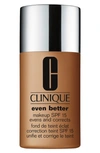 Clinique Even Better Makeup Broad Spectrum Spf 15 Foundation Wn 122 Clove In 122 Clove