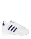 ADIDAS ORIGINALS MEN'S SUPERSTAR LEATHER LACE UP SNEAKERS,B41996