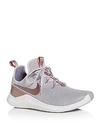 Nike Women's Free Tr 8 Lace Up Sneakers In Atmosphere Gray/smokey Mauve-vast Gray