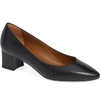 Aquatalia Pasha Leather Pumps In Black