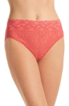 Wacoal Halo High Cut Briefs In Hibiscus