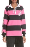 OPENING CEREMONY STRIPE RUGBY TOP,F18TFV22106