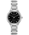 CITIZEN ECO-DRIVE WOMEN'S CORSO DIAMOND-ACCENT STAINLESS STEEL BRACELET WATCH 29MM