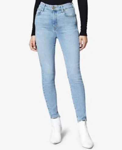 Sanctuary Social High-rise Skinny Ankle Jeans In Light Blue In Forum Light Blue