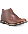 Timberland Men's Richdale Leather Chukka Boots, Created For Macy's Men's Shoes In Glazed Ginger