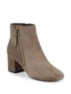 COLE HAAN Saylor Suede Ankle Booties,0400099195376