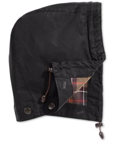 Barbour Men's Waxed Cotton Hood In Black