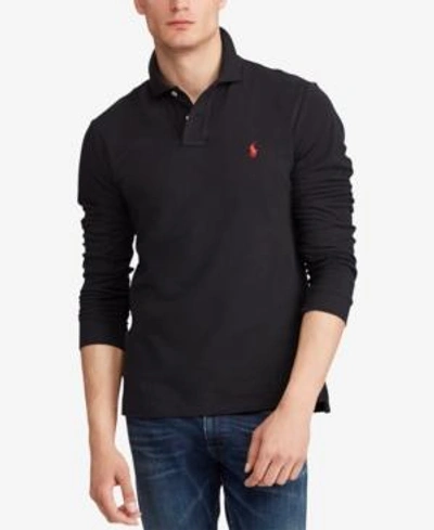 POLO RALPH LAUREN MEN'S CLASSIC FIT LONG SLEEVE MESH POLO
