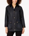 Barbour Acorn Cotton Jacket In Navy