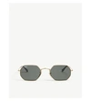 Ray Ban Irregular-frame Sunglasses In Gold