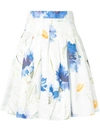 Bambah Carnation Mini Skirt In White